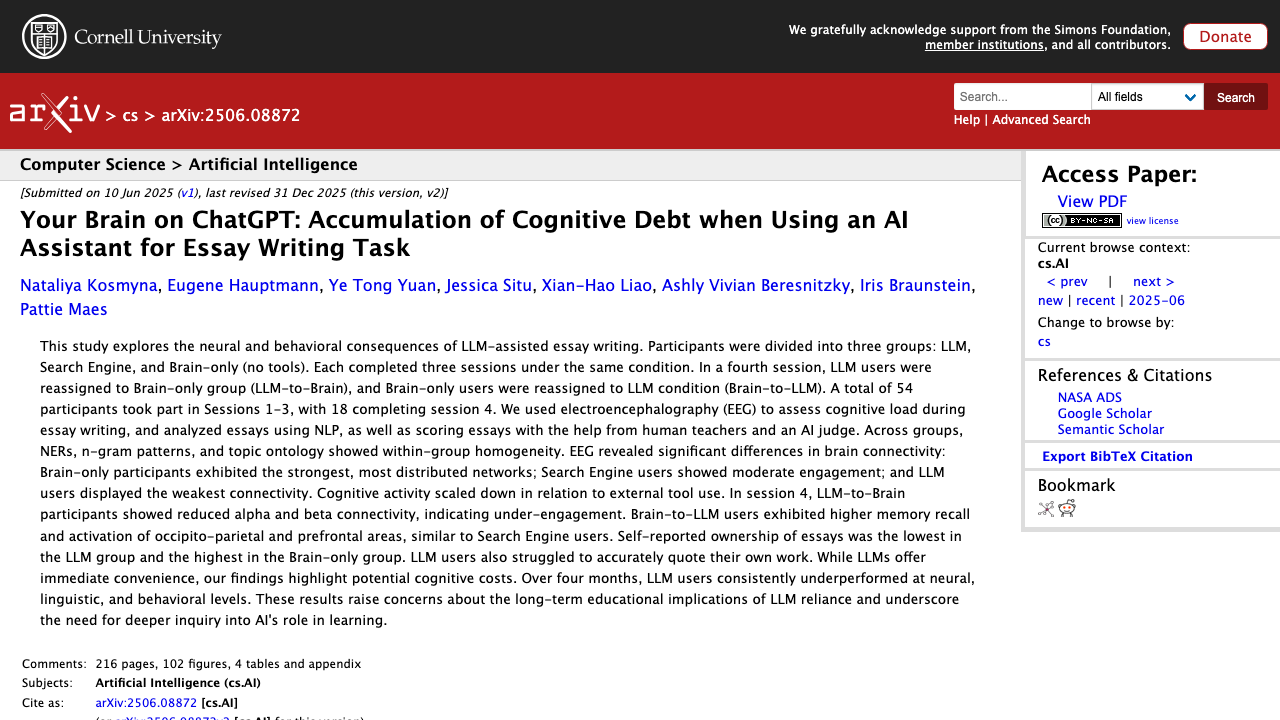 arxiv.org — Abs – 2506.08872 preview