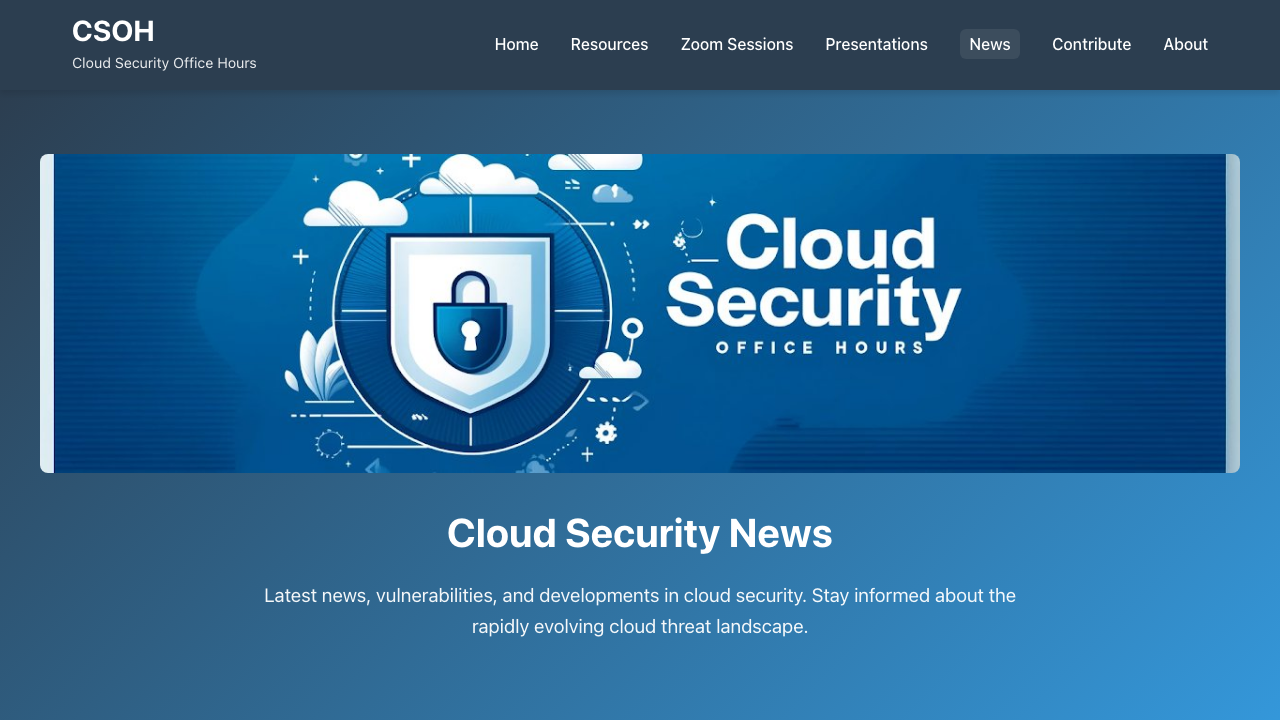 csoh.org — News preview