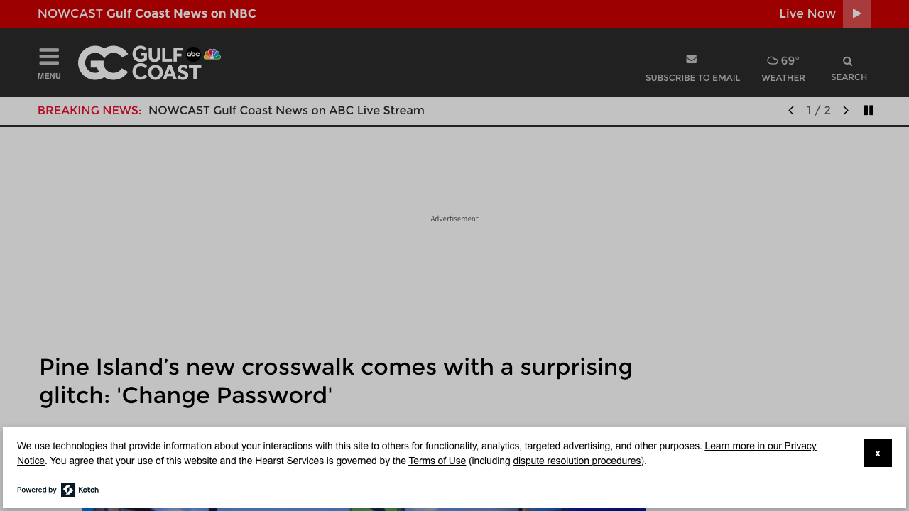gulfcoastnewsnow.com — Article – Pine Island New Crosswalk Glitch Change Password – 64842528 preview