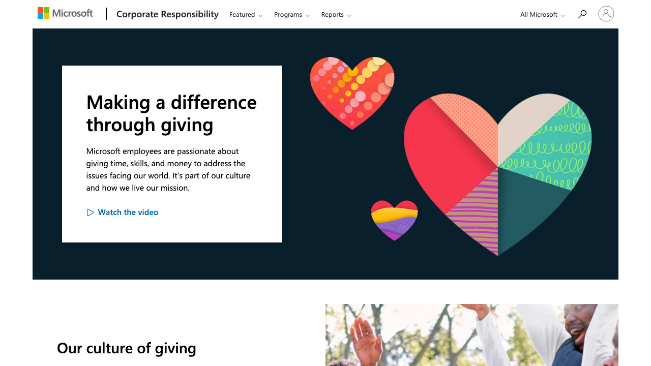 microsoft.com — En Us – Corporate Responsibility – Philanthropies – Employee Engagement preview