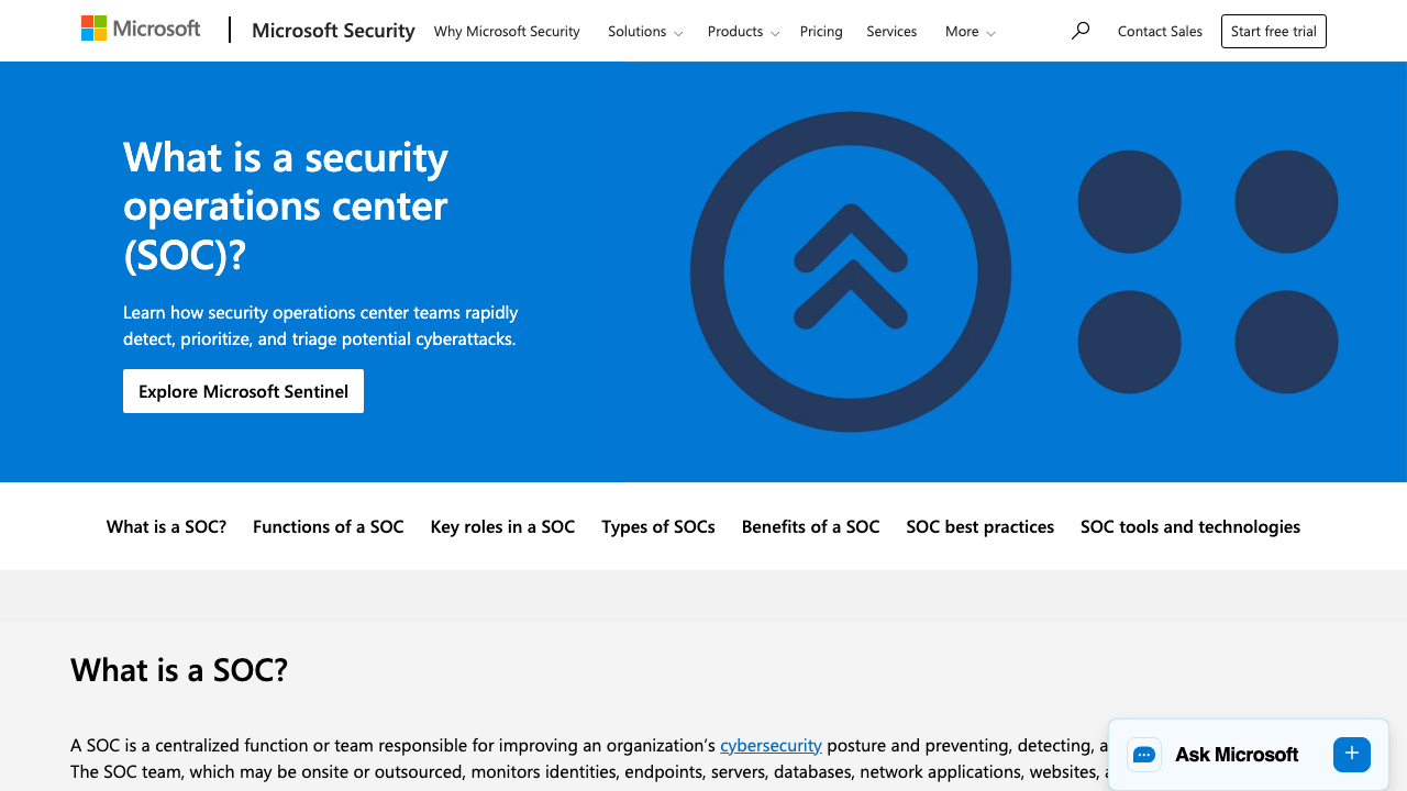 microsoft.com — En Us – Security – Business – Security 101 – What Is A Security Operations Center Soc preview