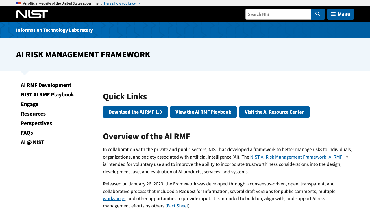 nist.gov — Itl – Ai Risk Management Framework preview