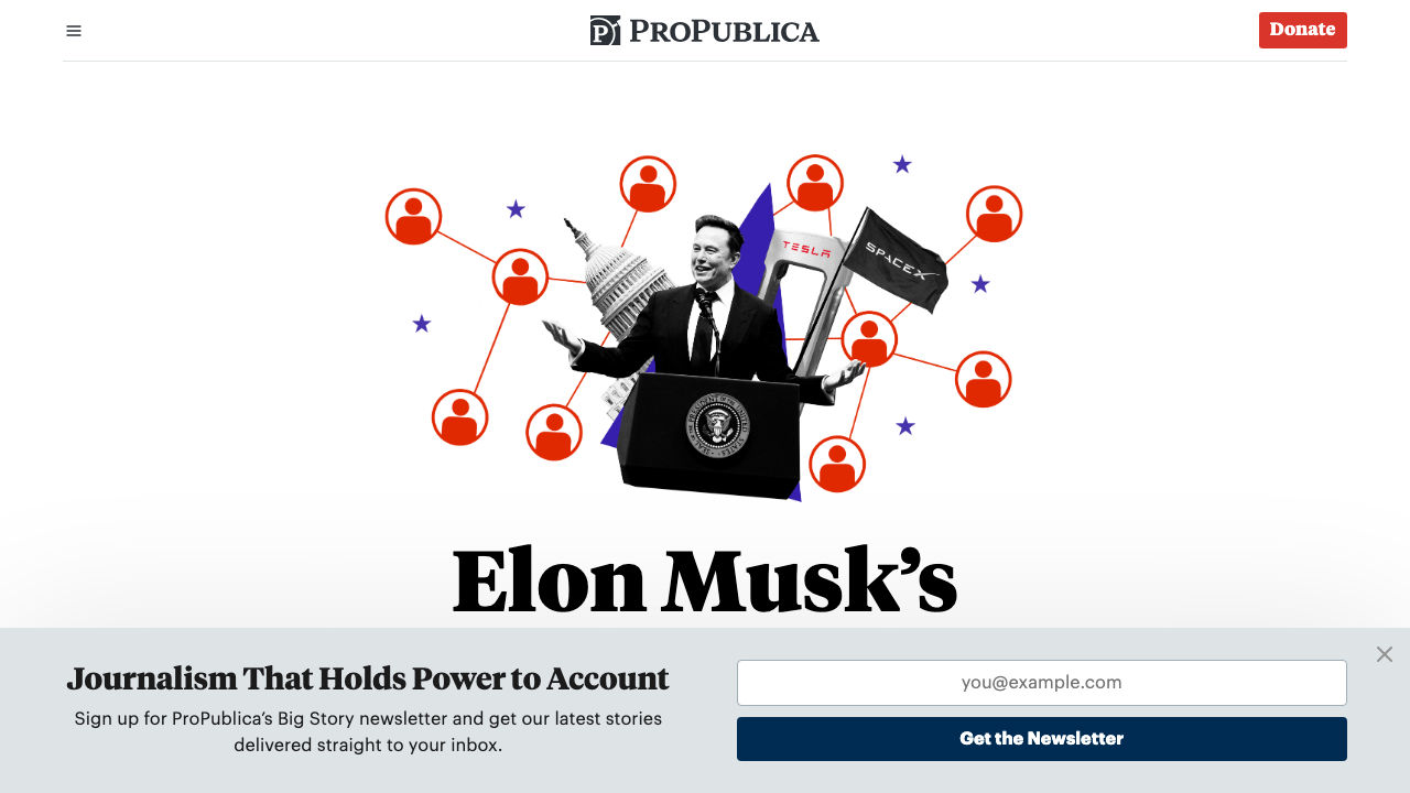 projects.propublica.org — Elon Musk Doge Tracker preview