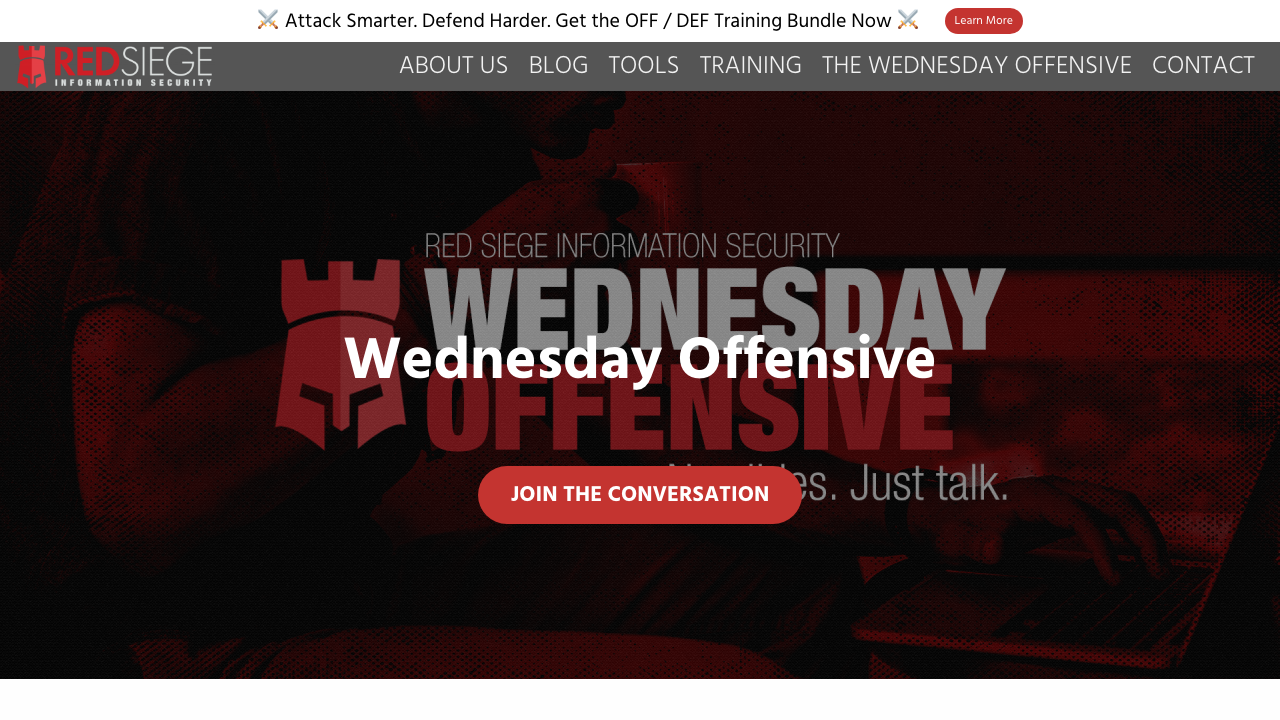 redsiege.com — Wednesday Offensive preview