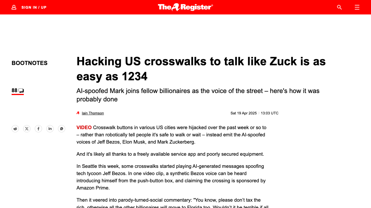 theregister.com — 2025 – 04 – 19 – Us Crosswalk Button Hacking preview