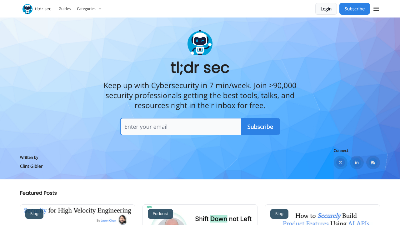 tldrsec.com preview