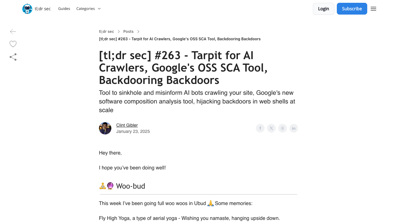 tldrsec.com — P – Tldr Sec 263 preview