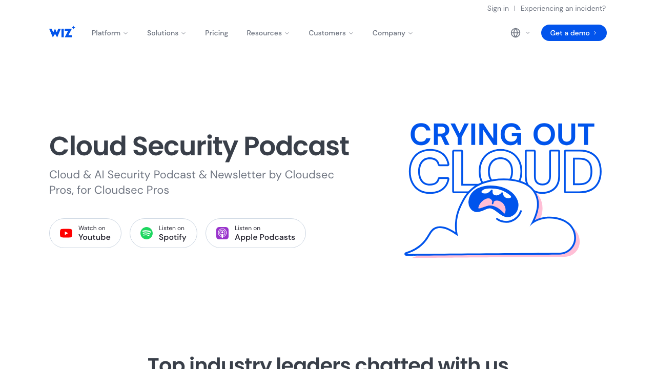 wiz.io — Crying Out Cloud preview