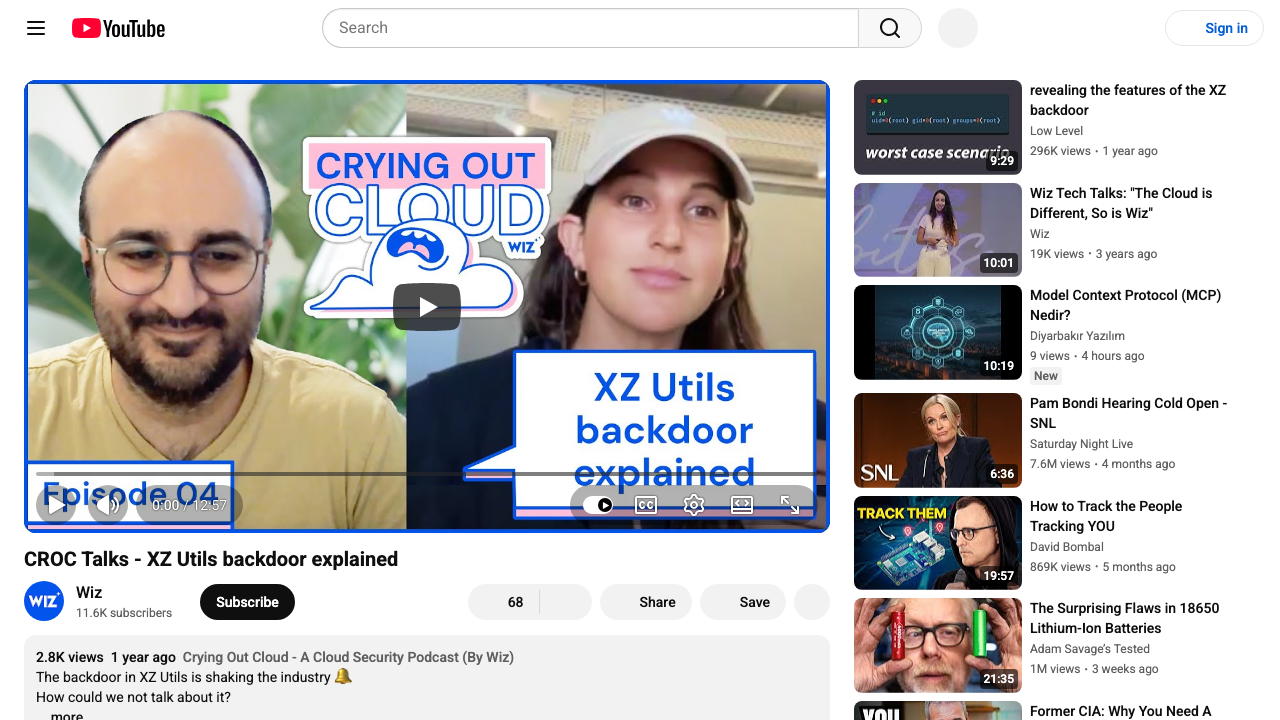 YouTube: watch preview