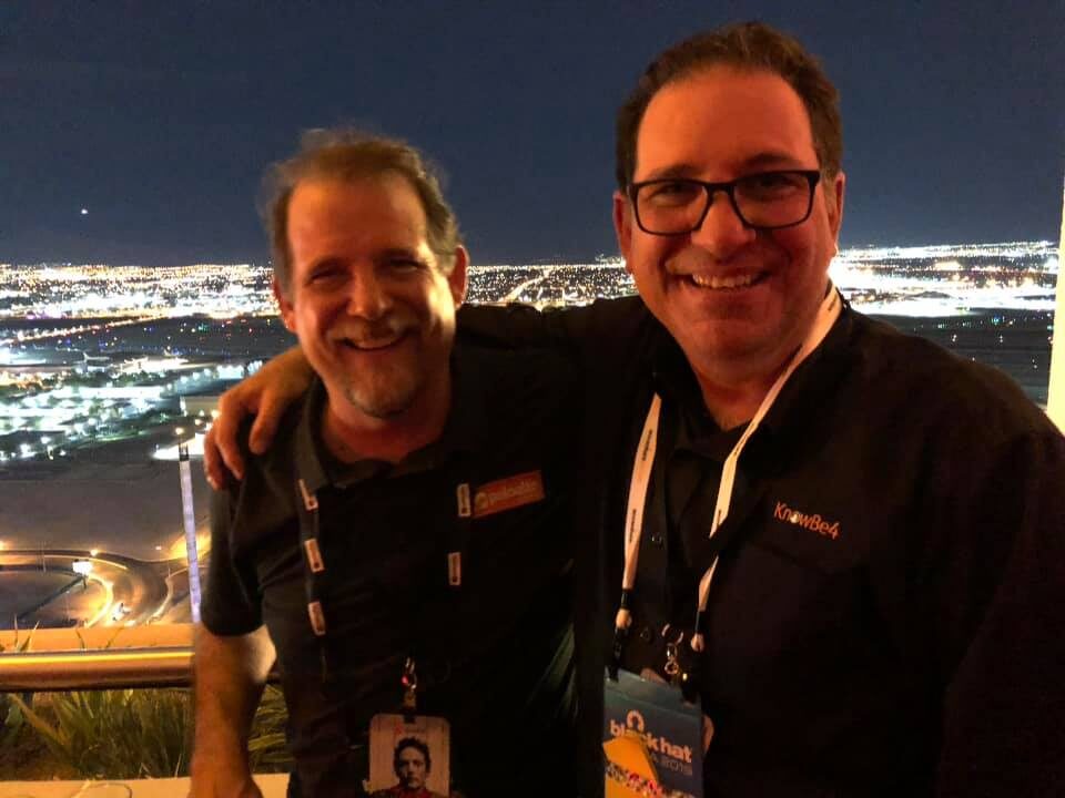 Shawn and Kevin at Black Hat Las Vegas, 2018