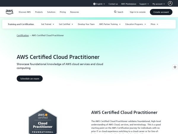 AWS Certified Cloud Practitioner preview