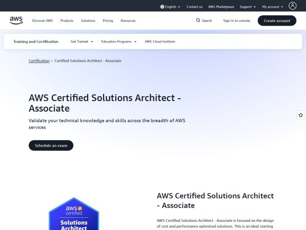 AWS Solutions Architect Associate (SAA-C03) preview