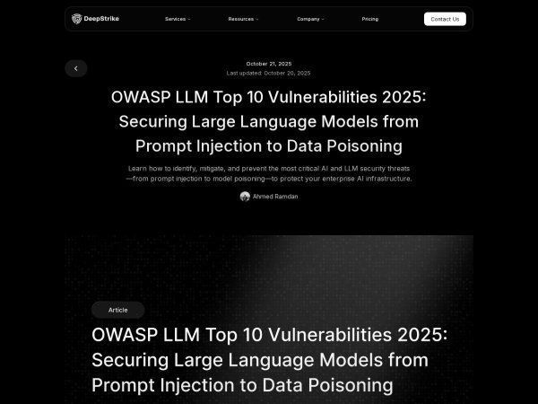 DeepStrike: OWASP Deep Dive preview