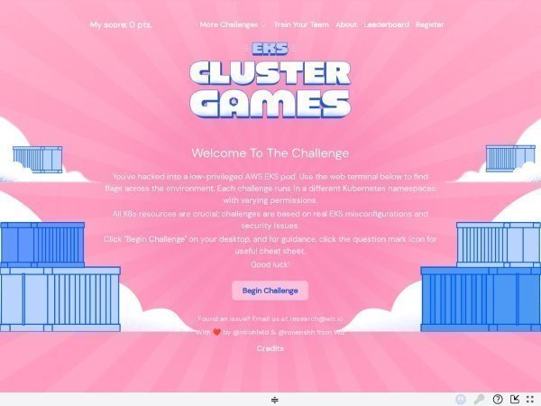 EKS Cluster Games preview
