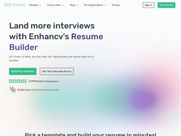 Enhancv preview