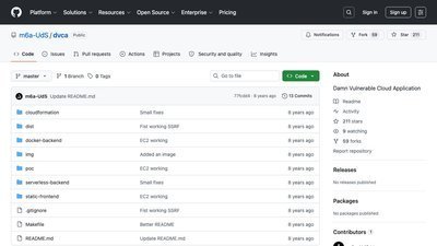 Damn Vulnerable Cloud Application preview