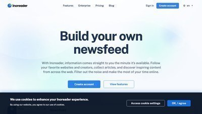 Inoreader website preview