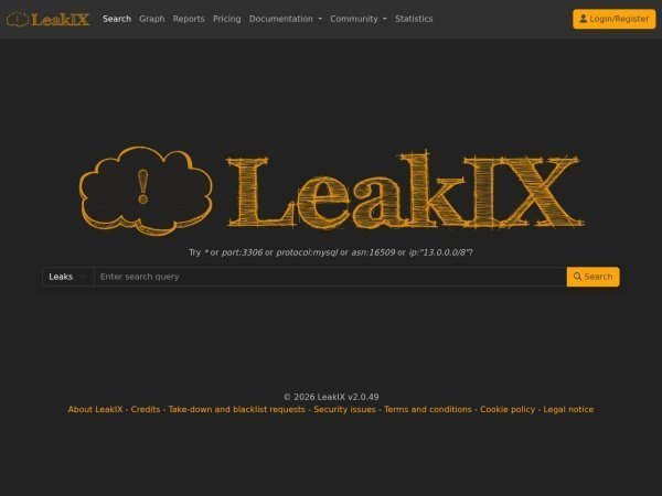 LeakIX preview