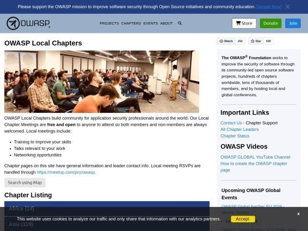 OWASP Local Chapters preview
