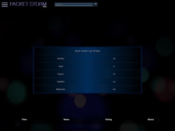 Packet Storm preview