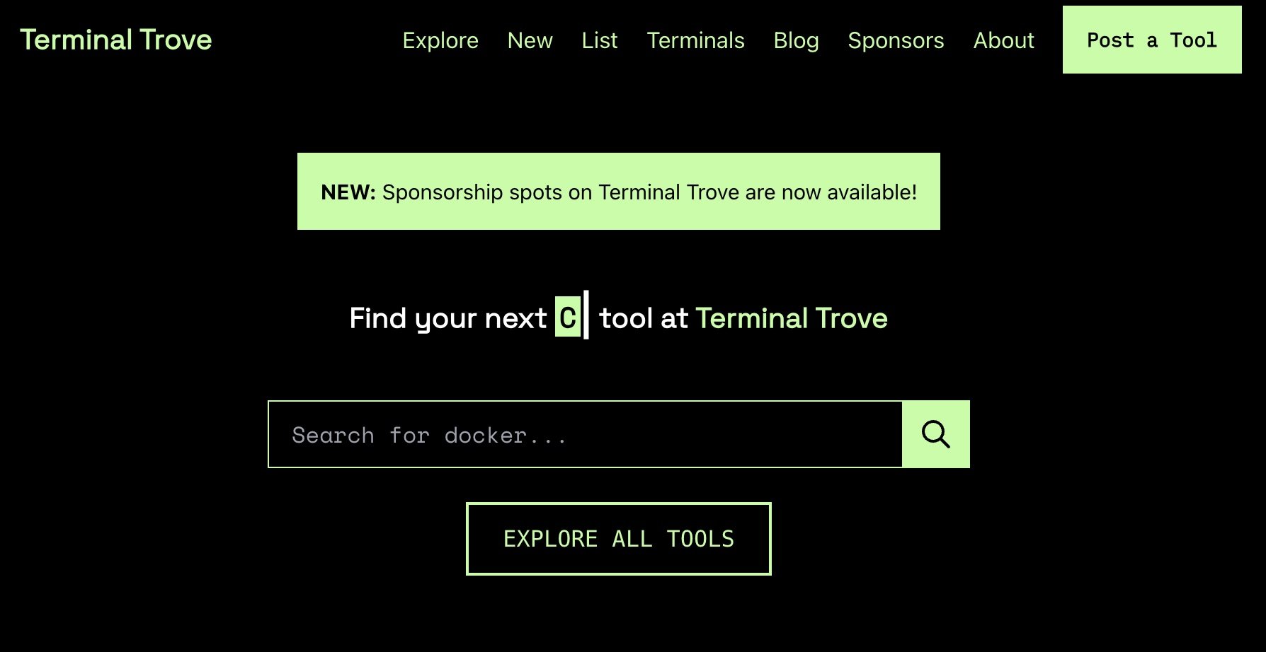 Terminal Trove preview