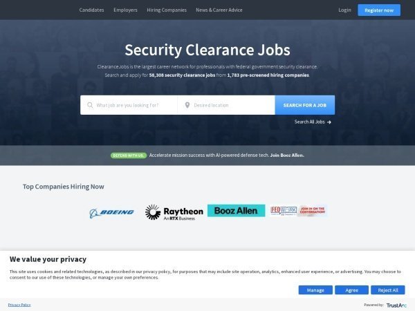 ClearanceJobs preview