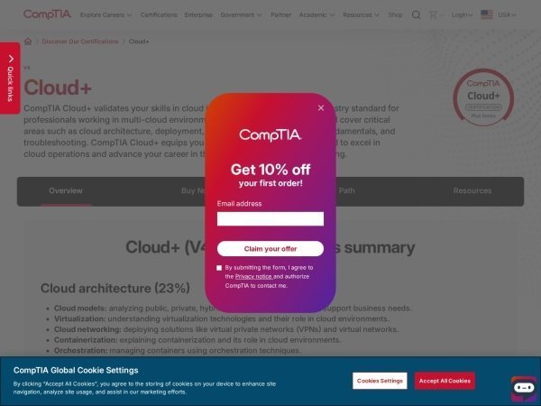 CompTIA Cloud+ 2025 preview