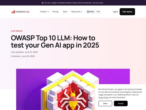EvidentlyAI: OWASP Testing preview