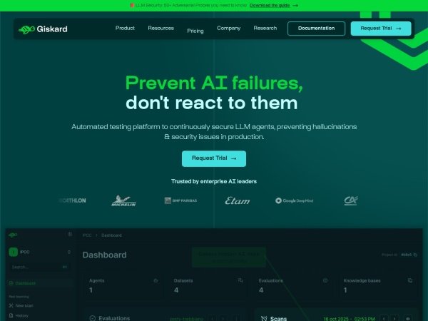 Giskard AI Security preview