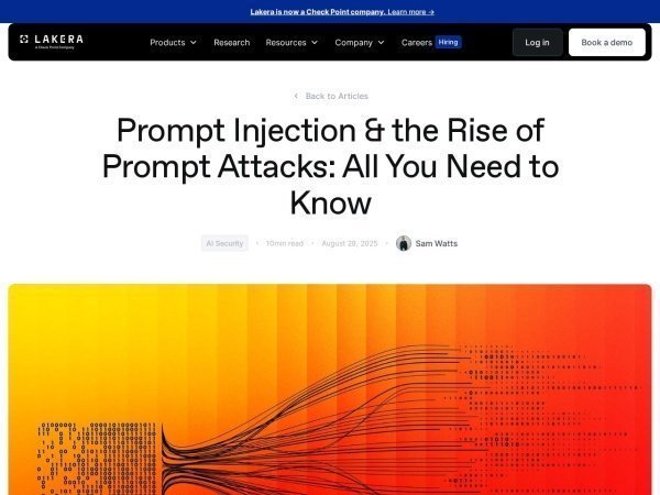 Lakera Prompt Injection Guide preview