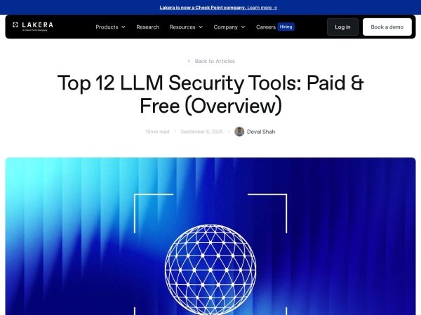 Lakera: Top 12 LLM Tools preview