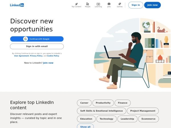 LinkedIn preview