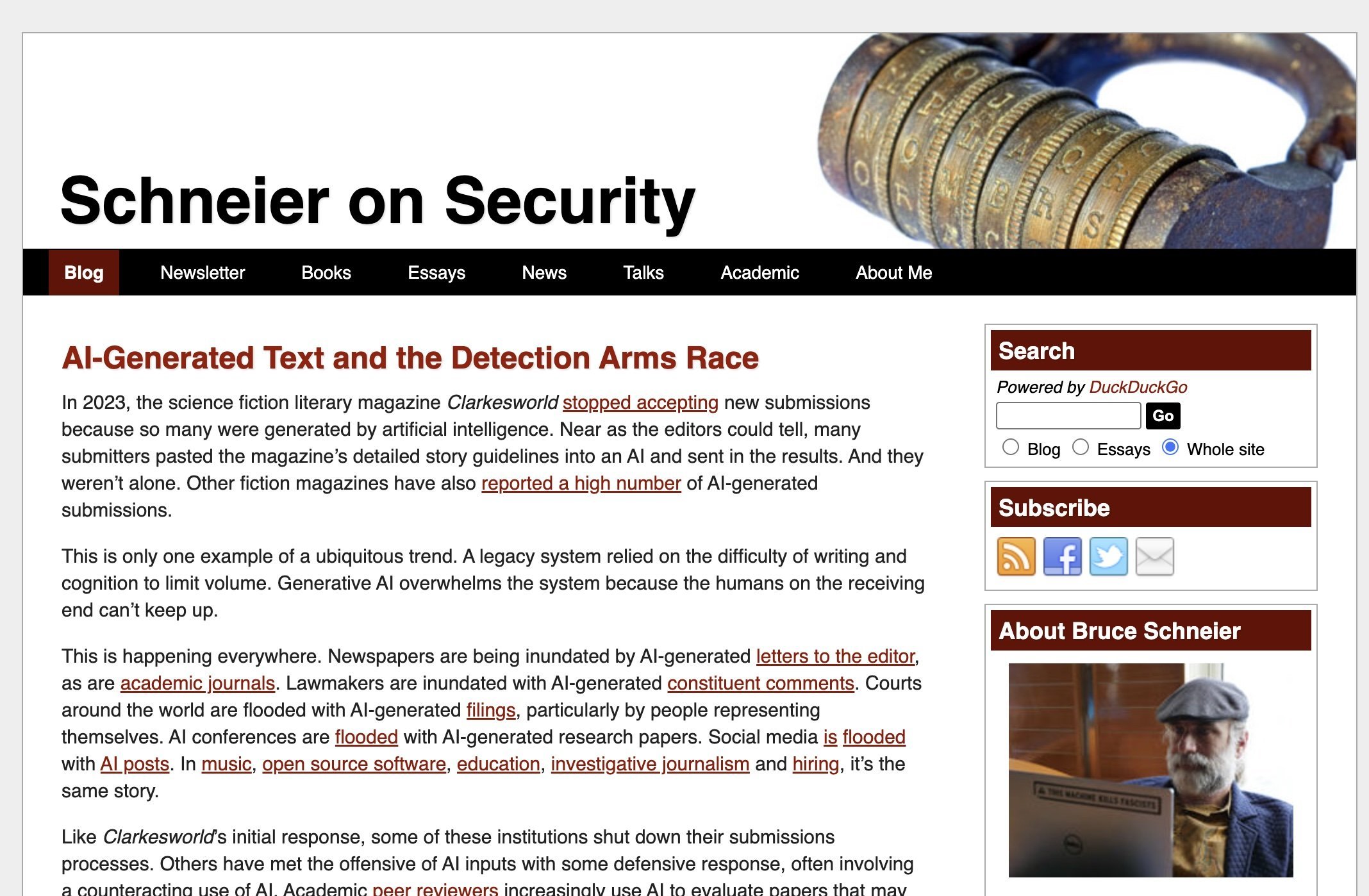 Schneier on Security preview
